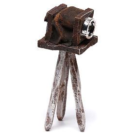Miniature antique camera 10x5x5 cm, for 10 cm nativity