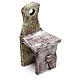 Chair figurine 5x5x5 cm, for 12 cm nativity s2