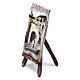 Easel with canvas, for 10 cm nativity 10x5x5 cm s3