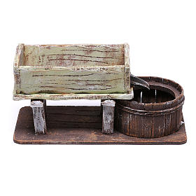 Cuve pour pressage raisin 20x15x5 cm pour crèche de 10 cm