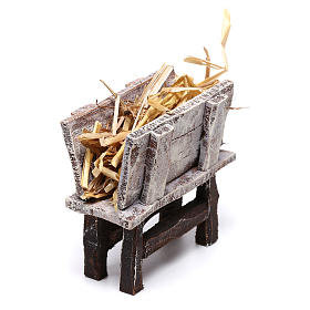 Arbeitsgeräte für Krippe: Futtertrog, 5x5x5 cm, für 10 Krippe