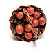Korb mit Äpfeln für 12cm neapolitanische Krippe s2