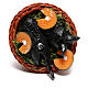 Round basket with fish, for 24 cm Neapolitan nativity s2