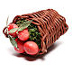 Long basket with apples for Nativity Scene of 24 cm s2