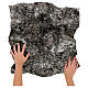 Carta roccia innevata modellabile per presepi 60x60 cm s2