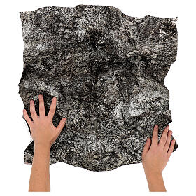 Papier skała ośnieżona do modelowania do szopek 60x60 cm