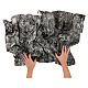 Nativity backdrop paper, snow covered rock 120x60 cm s2