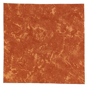Moudable red earth paper for Nativity scene 30x30 cm
