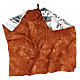 Moudable red earth paper for Nativity scene 30x30 cm s4