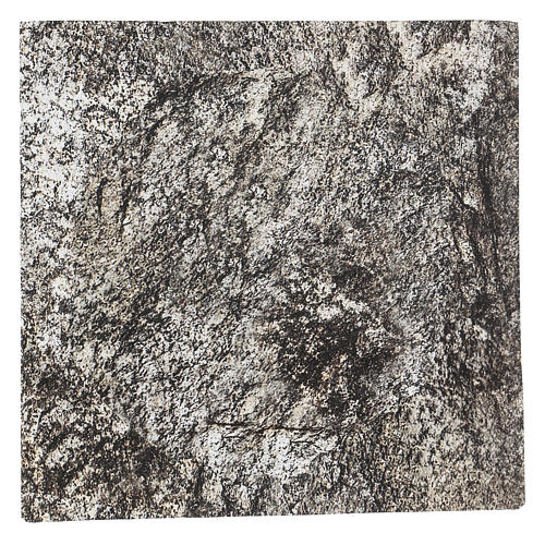 Modellierbares Papier für Krippe Stein-Effekt 30x30cm 1