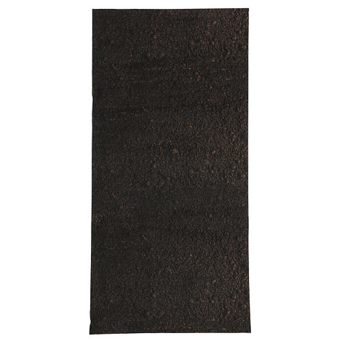 Carta modellabile terra scura 60x30 cm per presepi 1