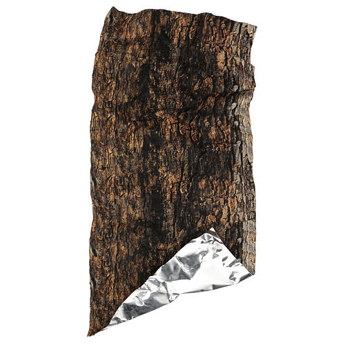 Tree bark paper shapeable 60x30 cm for nativity scene 4