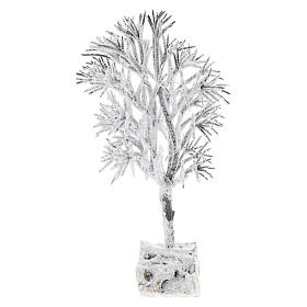 Snowy tree 20x10x5 cm, 8 cm diy nativity