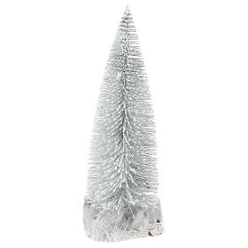 Tannenbaum mit Schnee 20x5x10cm für 8/10cm Krippenfiguren