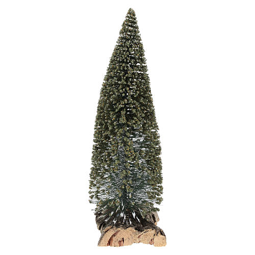 Tannenbaum mit Schneeflocken 20x5x10cm für 8/10cm Krippenfiguren 4