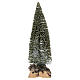 Tannenbaum mit Schneeflocken 20x5x10cm für 8/10cm Krippenfiguren s1