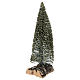 Tannenbaum mit Schneeflocken 20x5x10cm für 8/10cm Krippenfiguren s2