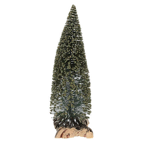 Pine tree with snowy tips 20x5x10 cm, 8-10 diy nativity 4