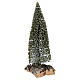 Pine tree with snowy tips 20x5x10 cm, 8-10 diy nativity s3