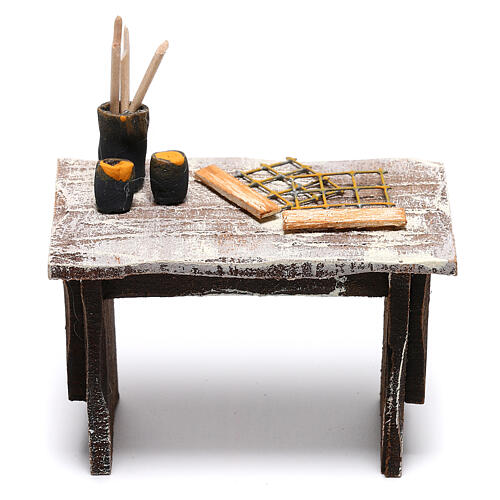 Beekeeper's stand with tools, 12 cm nativity 1