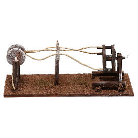 Rope maker equipment Nativity scenes 10 cm