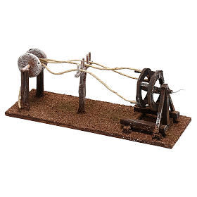 Rope maker equipment Nativity scenes 10 cm