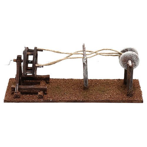 Worker tool for ropes, 10 cm nativity 4