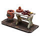 Banco e pentola con castagne presepi 12 cm s2