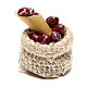 Chestnut basket for Nativity scene 10 cm s1