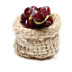 Chestnut basket for Nativity scene 10 cm s2