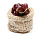 Miniature chestnut basket, for 10 cm DIY nativity s2