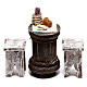 Round table with stools Nativity Scene 10 cm s1