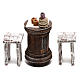 Round table with stools Nativity Scene 10 cm s2