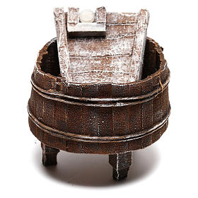 Washtub with washboard, 12 cm diy nativity
