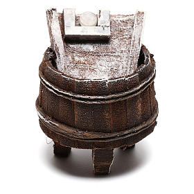 Wooden washtub, 10 cm diy nativity