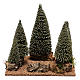 Pine forest for 6 cm nordic style Natvity scene s1