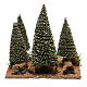 Florestas de pinhos para presépio de estilo nórdico com figuras de 6 cm de altura média s4