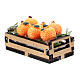 Orange box in wood for 10-16 cm Nativity scene s2