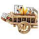 Cart with chickens and vegetables for 10 cm Nativity scene s2