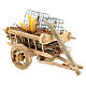 Cart with chickens and vegetables for 10 cm Nativity scene s3