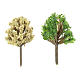 Arbustos vários 2 peças para presépio Moranduzzo com figuras de 6-10 cm de altura média s2