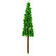 Mini Cypress tree plastic, 4-8 cm nativity Moranduzzo s1