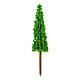 Mini Cypress tree plastic, 4-8 cm nativity Moranduzzo s2