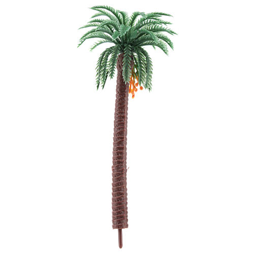 Palmeira sem base plástico para presépio Moranduzzo com figuras de 4-8 cm de altura média 1