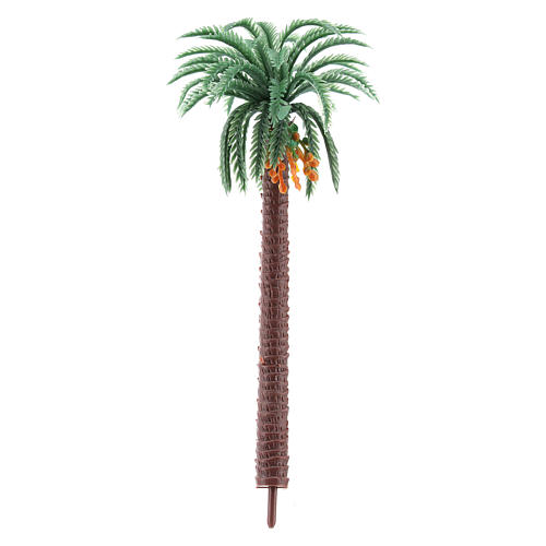 Palmeira sem base plástico para presépio Moranduzzo com figuras de 4-8 cm de altura média 2
