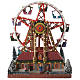 Roda gigante cenário natalino musical 30x25x30 cm s1