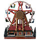 Roda gigante cenário natalino musical 30x25x30 cm s5