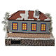 Scuola villaggio invernale musicale 25x25x15 cm s4