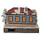 Winter village school with music and playground 25x25x15 cm s4