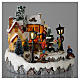 Village de Noël ronde sapin diamètre 20 cm s4